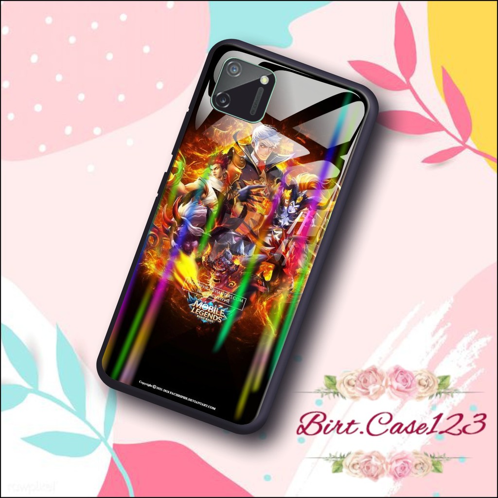 case softcase gambar MOBILE LEGEND back case glass aurora oppo vivo samsung iphone realme etc BC165