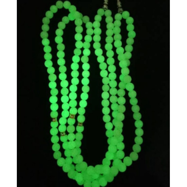 TASBIH BATU FOSFOR 99 BUTIR 100 % natural FREE CINCIN FOSFOR (N)