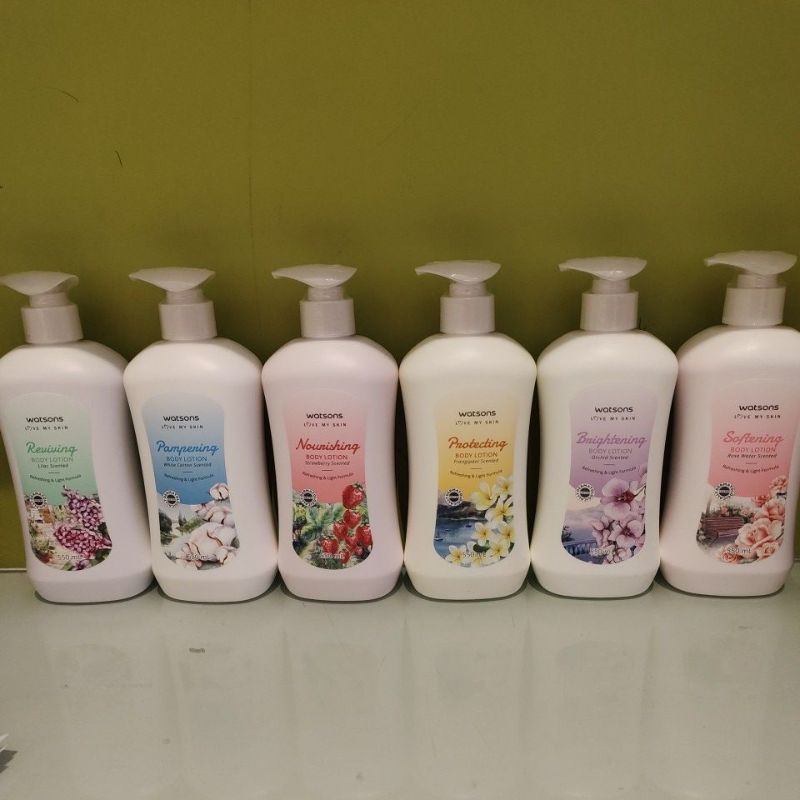 watsons body lotion scented 550 ml / body lotion watsons 550 ml