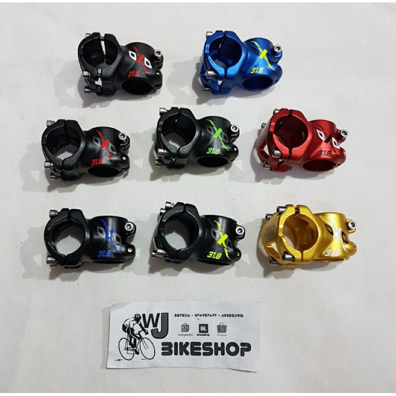 STEM OXO 31.8 MM STEM OVERSIZED SEPEDA STEM MTB ORIGINAL