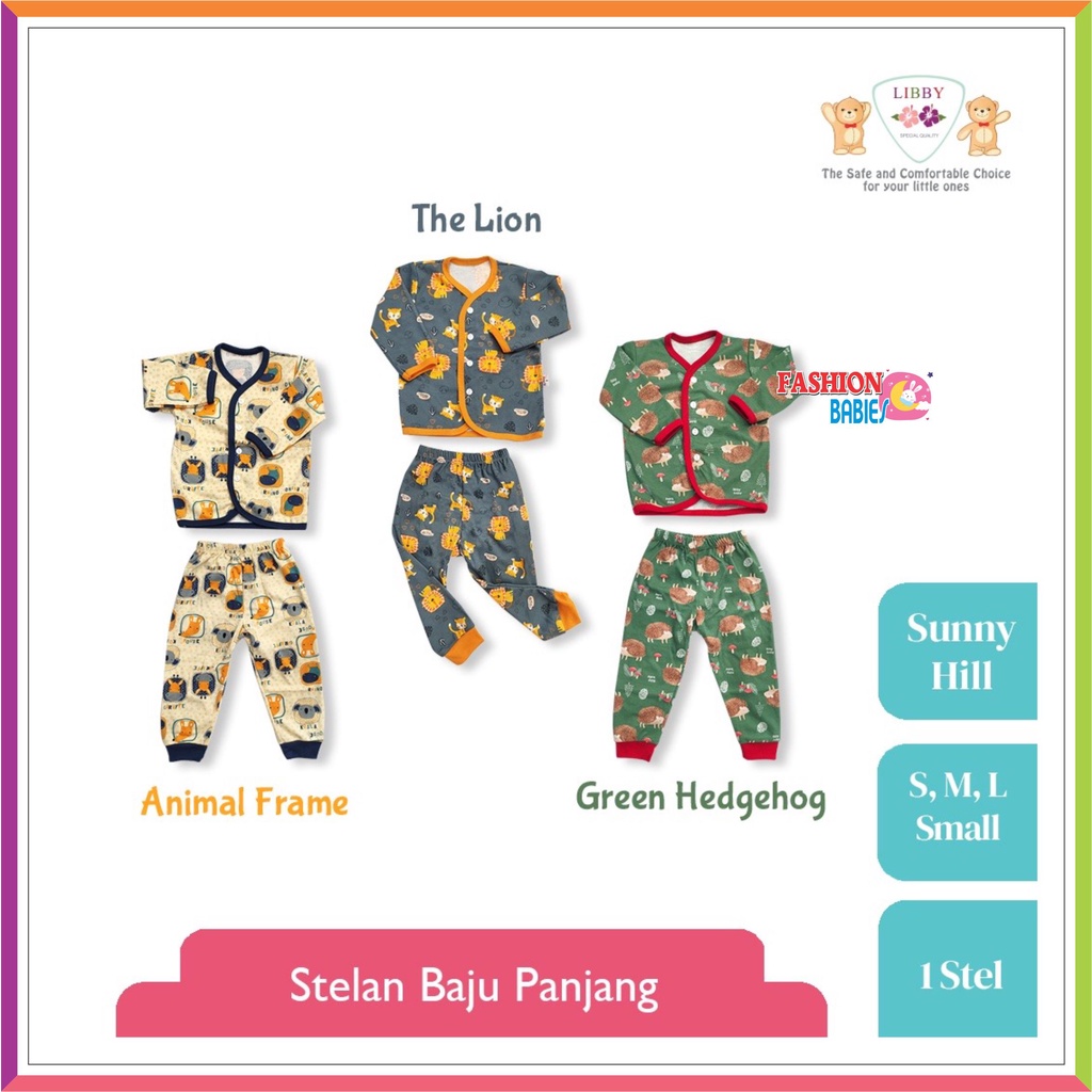 LIBBY PRINT MOTIF TERBARU SUNNY HILL | SETELAN PENDEK | SETELAN PANJANG LIBBY BABY S M L ❤ Fashionbabies ❤