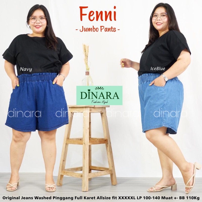 FENNI JUMBO PANTS JEANS BY DINARA (100% REAL PICT)