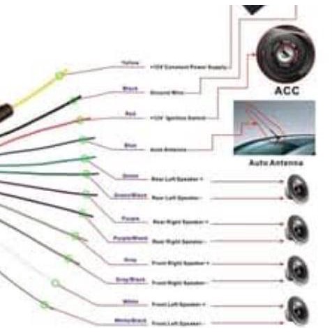 ◙ Soket Tape Mobil head unit single din 12 pin Male socket tape mobil setrum dan speaker ▼