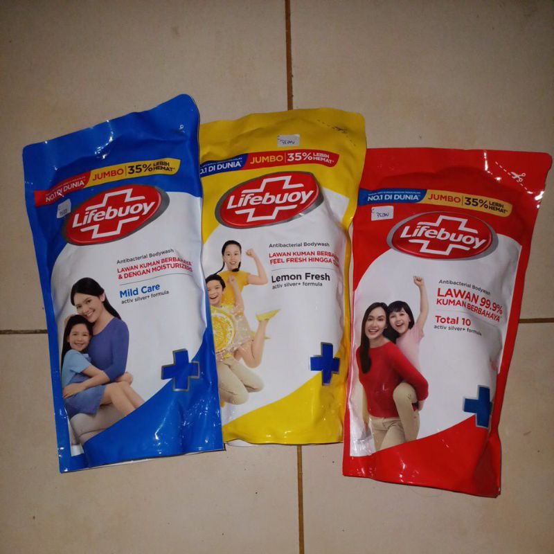 Lifebuoy bodywash Refill sabun cair 825ml