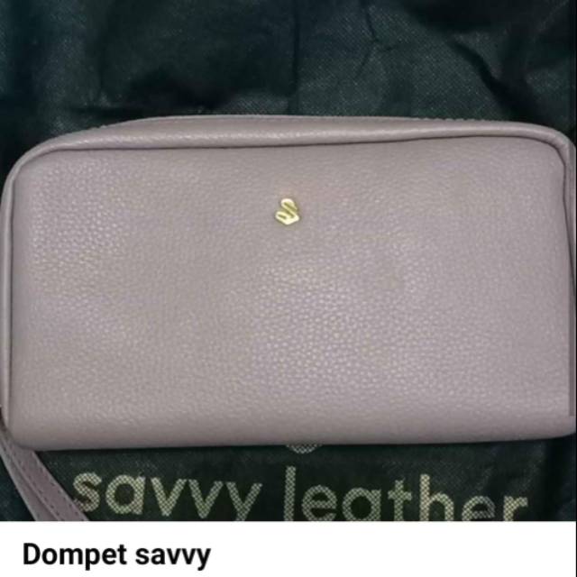 (preloved) Dompet savvy leather