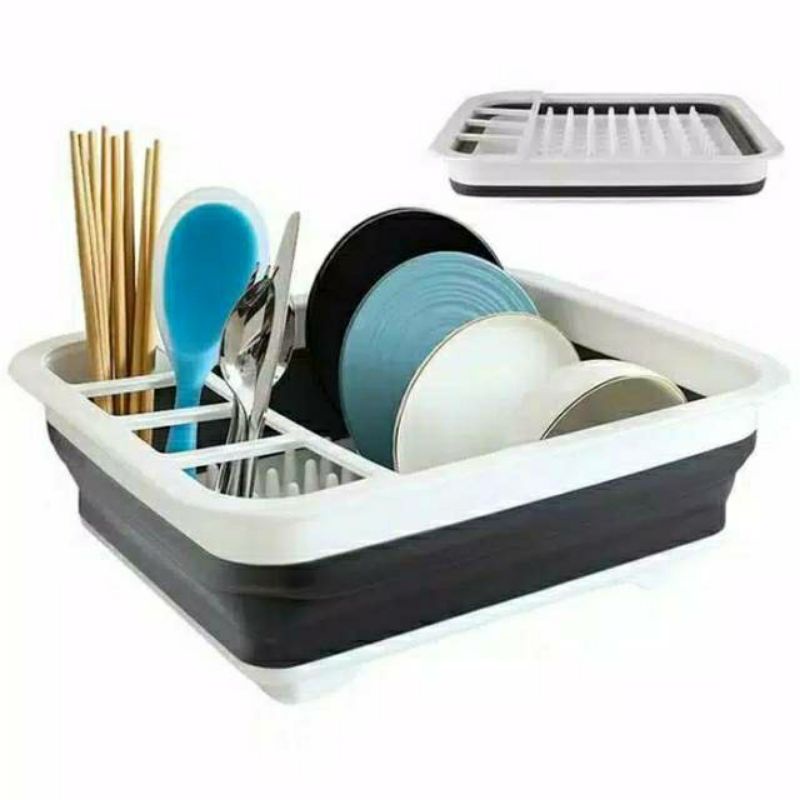 rak piring model lipat | rak piring simple kekinian