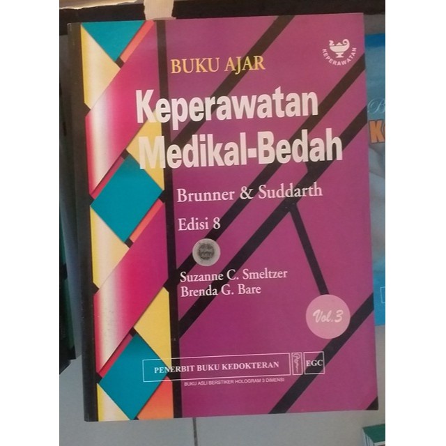 Ori Book Keperawatan Medikal Bedah Brunner & Suddarth, Ed. 8, Vol. 3 , Egc