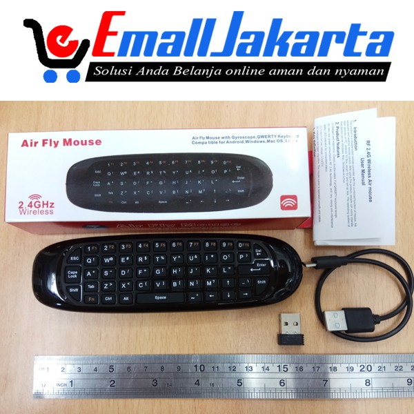 Remote Control Smart TV Mini Wireless Air Fly Mouse TK668 2.4GHz Keyboard