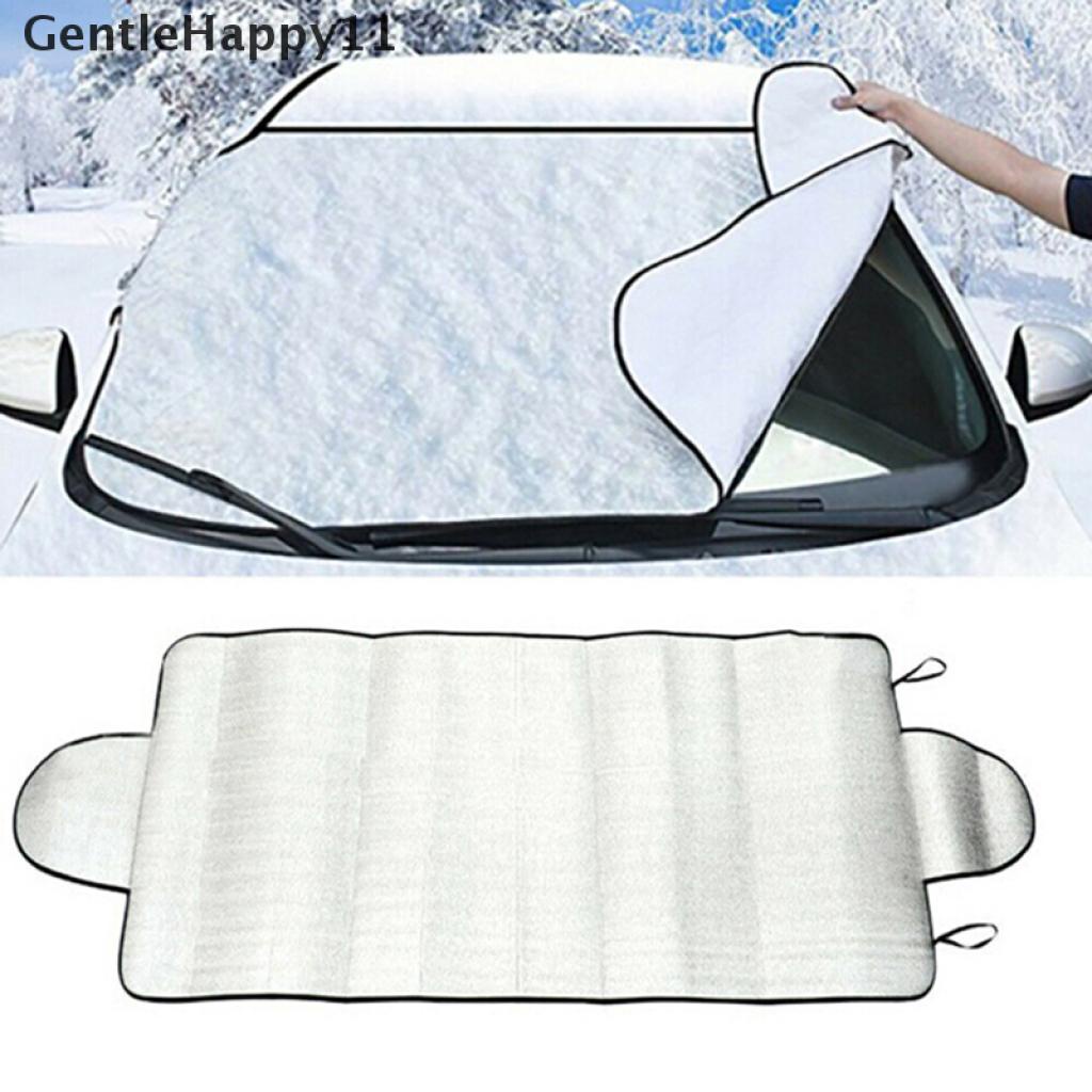 Gentlehappy Penutup Salju Kaca Depan Mobil Winter Ice Frost Guard Pelindung Kerai