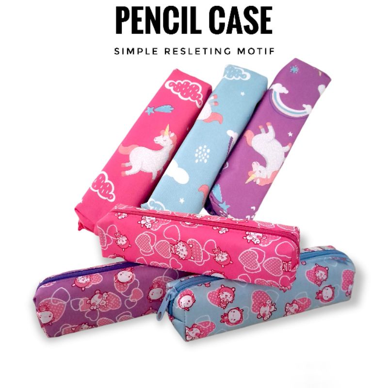 

❤️ TEMPAT PENSIL SIMPLE RESLETING / PENSIL CASE / KOTAK PENSIL ANAK