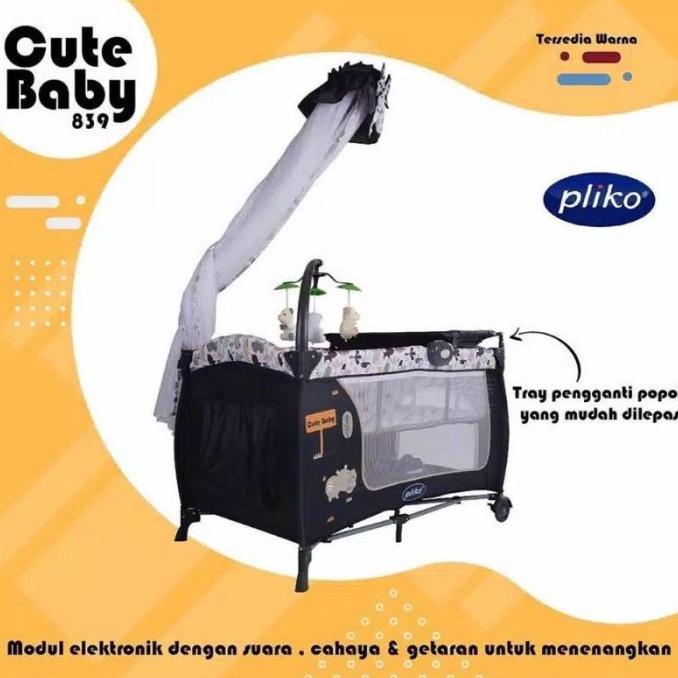 Baby Box Pliko Cute Baby B839Xlr Tempat Ranjang Tidur Bayi