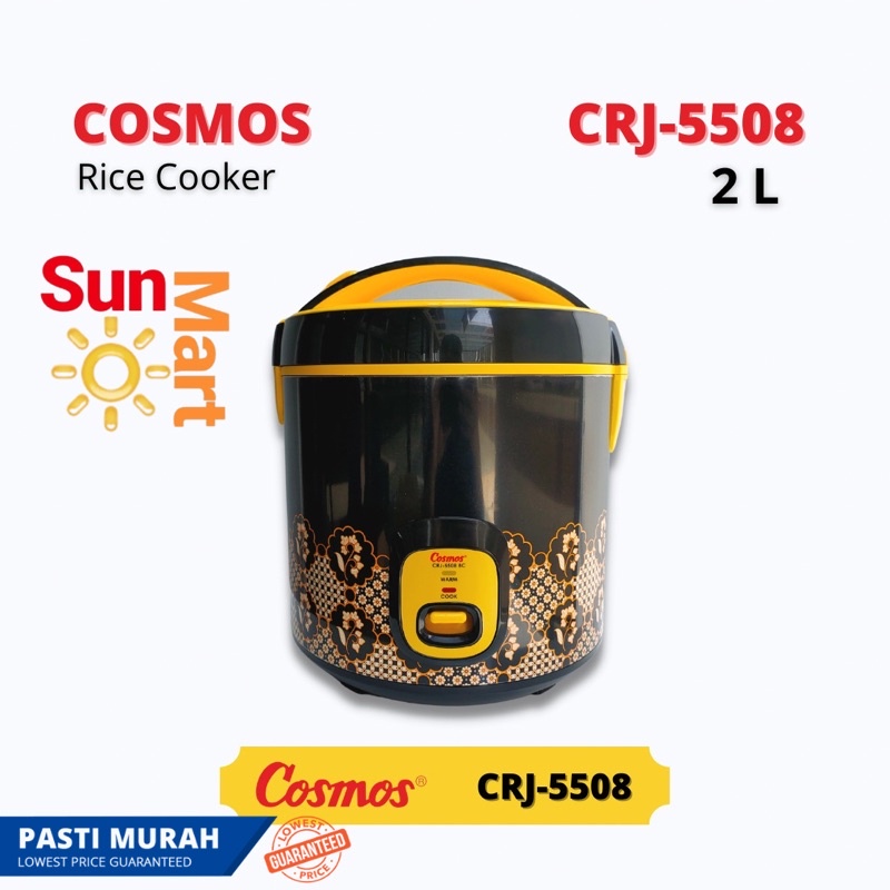 Magic Com COSMOS CRJ 5508BC - 2,5 L / COSMOS Rice Cooker 3 IN 1