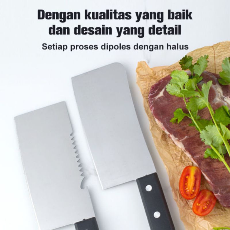 PISAU SET DAPUR Maifan Berbahan Bajtu Maifan / pisau set 5in1 Maifan/ Pisau dapur