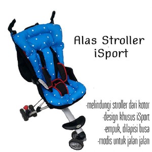 Alas Stroller Isport - Alas Bantal Stroller - Ndollolo Stroller Pad - Bantalan Stroller