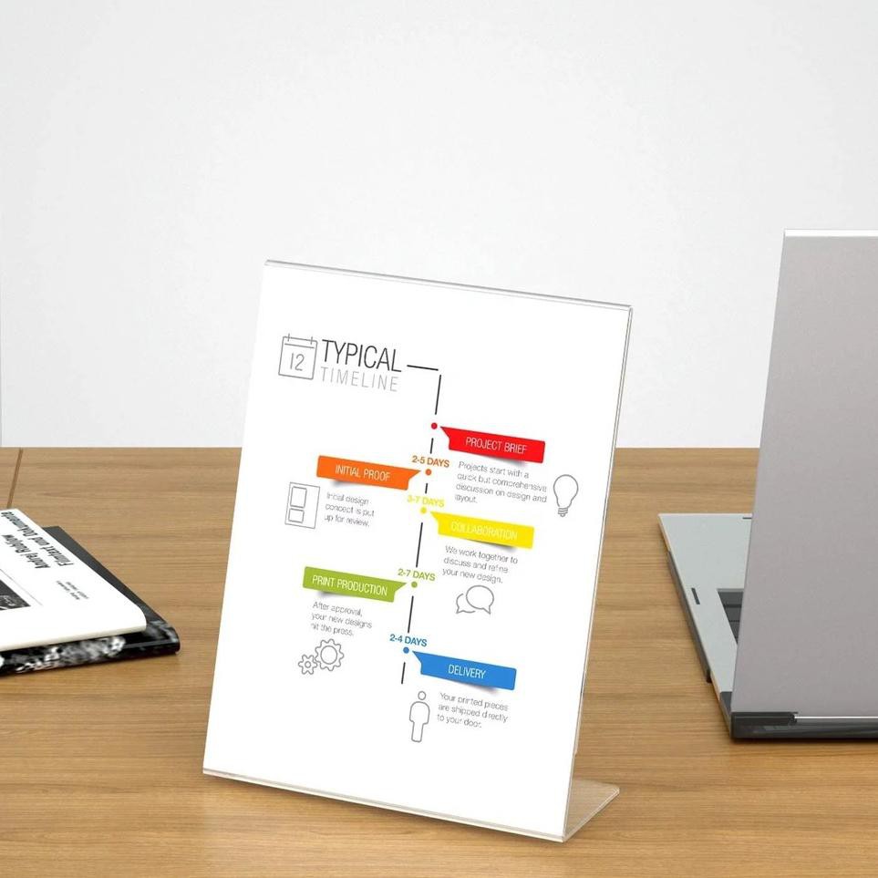 

7d GRG TEMPAT BROSUR / TENT HOLDER / TENT CARD AKRILIK DISPLAY UKURAN A4 MQ Paling Popular｀