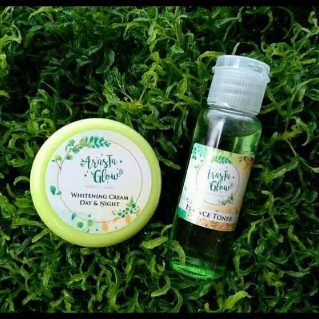 Paket hemat arasta glow cream siang malem kemasan lama (FORTE)