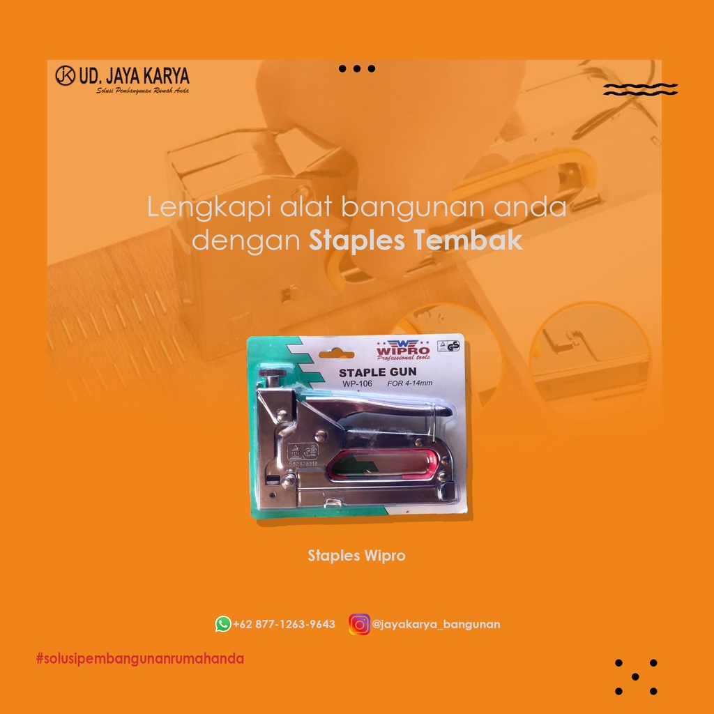 

STAPLES TEMBAK / Alat Stapler Tembak Wipro