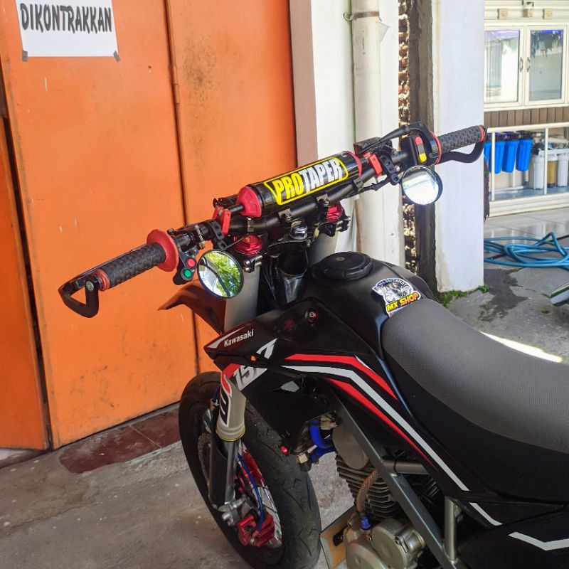 Spion jalu fatbar supermoto klx crf wr bulat lebar-1