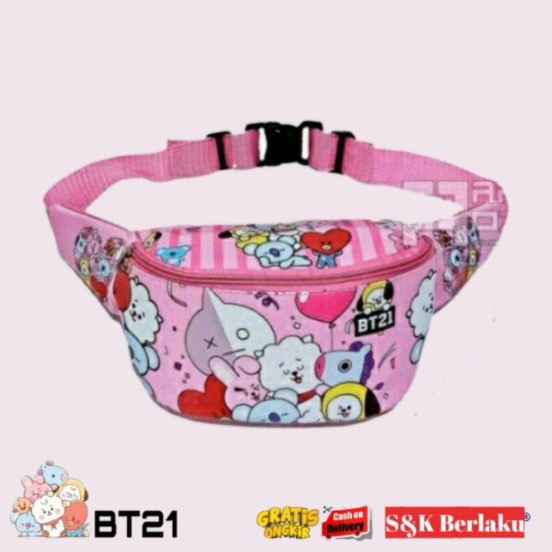 Tas Ransel Sekolah Perempuan SD Karakter BT21 Murah