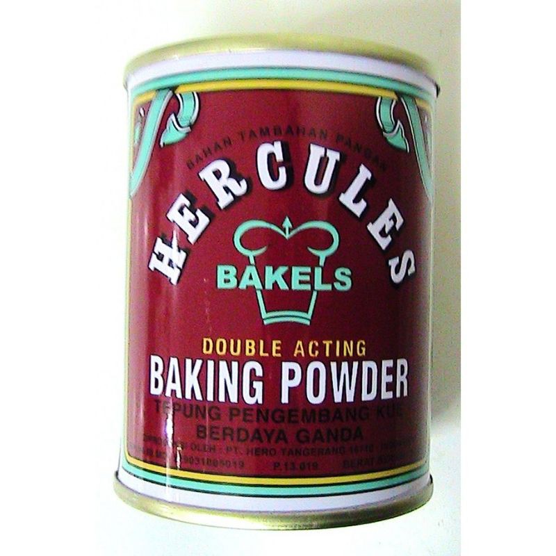 

Pengembang Kue Hercules Bakels Baking Powder 110 Gram Double Acting Bakery