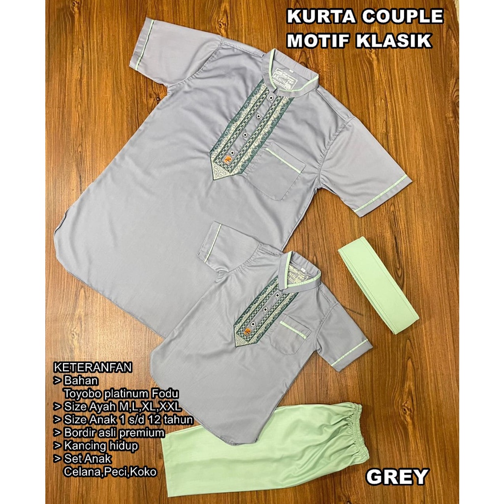 KOKO KURTA ANAK COUPLE BAHAN  TOYOBO