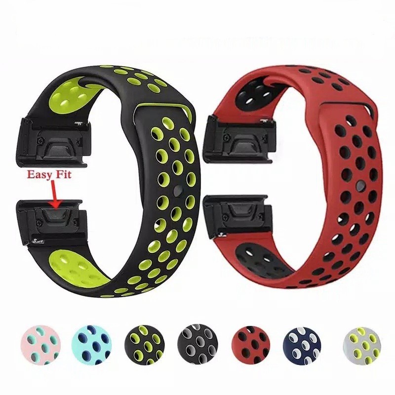 STRAP TALI JAM TANGAN - RUBBER STYLE NIKE 20MM SILIKON - FOR SAMSUNG GALAXY WATCH 42MM