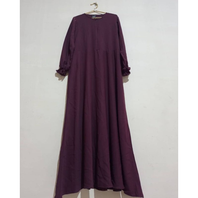 Preloved Gamis bahan Marzan anti UV