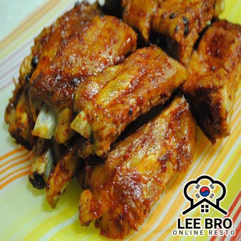 

Daejigalbi 200gr / Iga Babi Panggang Makanan Korea