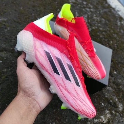 Sepatu Bola Adidas X Speedflow 1 White Red Fg-sepatu bola adidas-sepatu bola-soccer