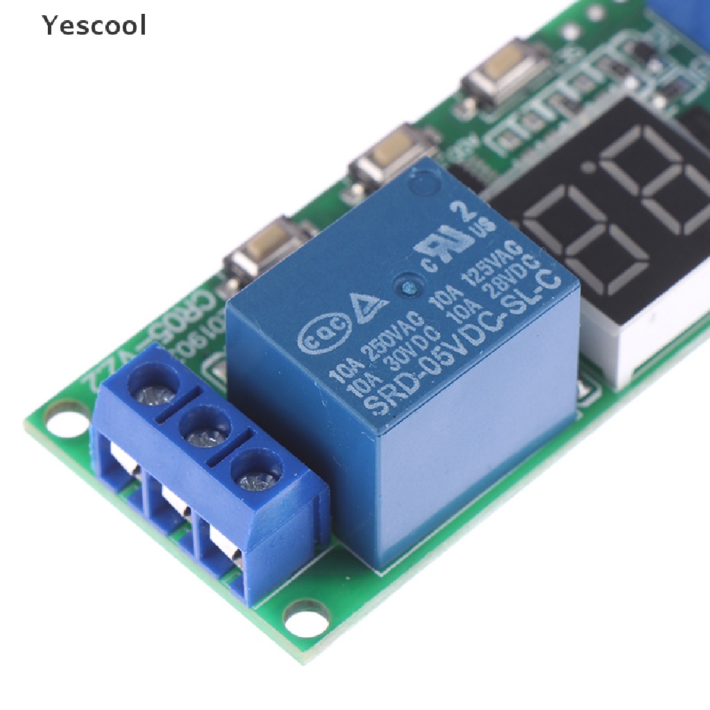 Yes Modul relay timer delay digital Multifungsi dc5v12v24v