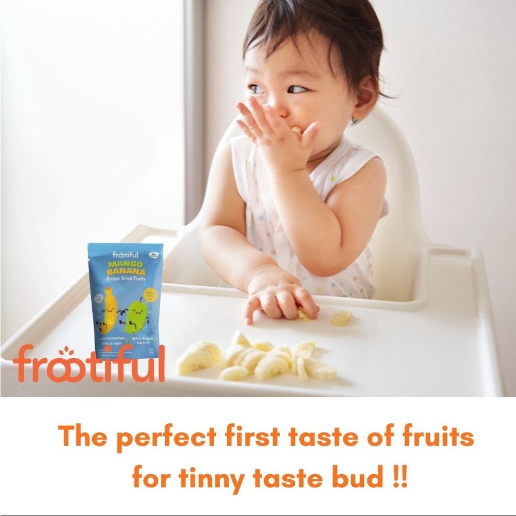 FROOTIFUL Freeze Dried Fruit - Strawberry Banana/Pineapple Banana/Mango Banana - Cemilan Sehat