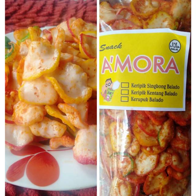 

Kerupuk seblak pedas