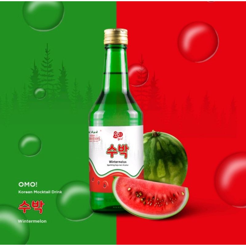 

Omo!Korean Mocktail Style Rasa Wintermelon NonAlkohol