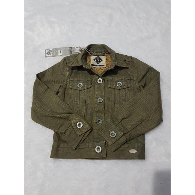 Jaket jeans anak perempuan import branded JEEP Original - 3-4 tahun