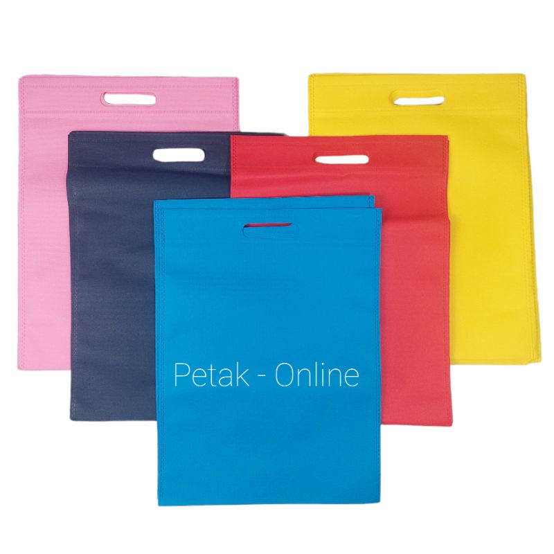 

1 Kodi, Tas Spunbund Lubang Oval / Goddie Bag 30X40 cm