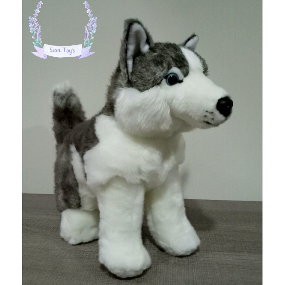 Promo  Boneka Hewan Anjing Siberian Husky