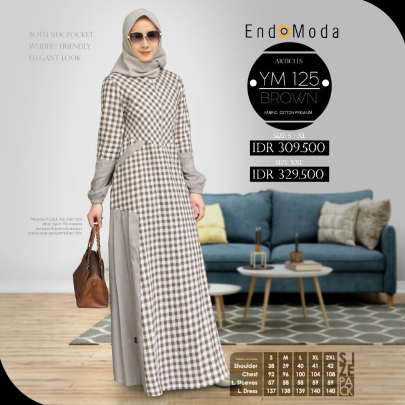 GAMIS ENDOMODA YM 125 &amp; CN 127 || BROWN - YELLOW - MAROON &amp; GREEN