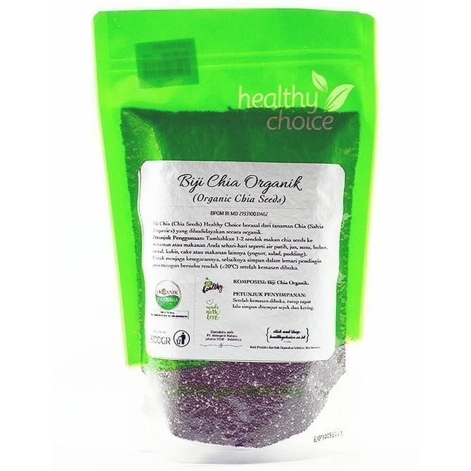 

---Terbaru--- Healthy Choice Chia Seeds Organik 500 gr | Biji Chia Seed Organic