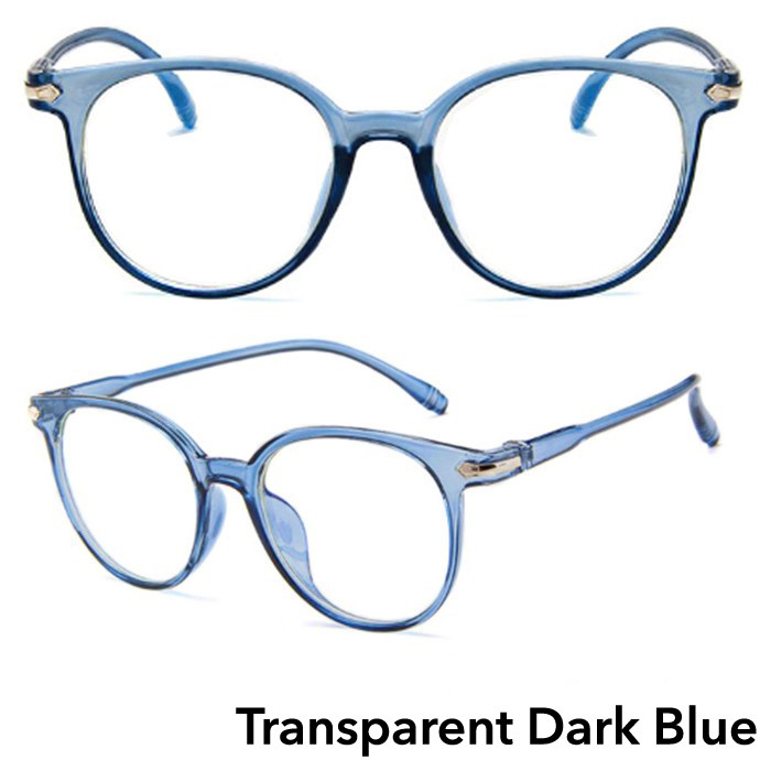 Bisa COD ★ Kacamata Pria Wanita Anti Radiasi Fashion Baru Murah Eyewear Glasses UV Protection spec29-6