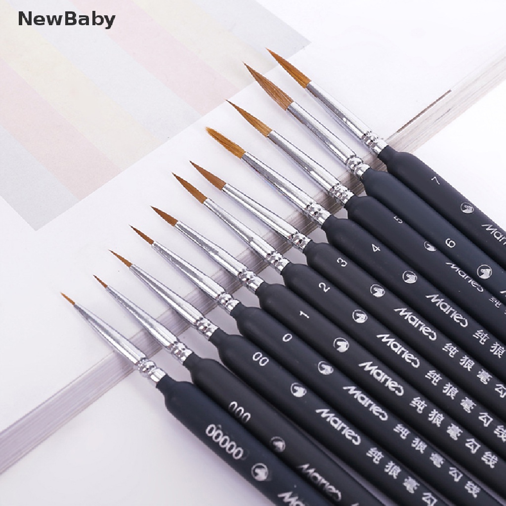 New Kuas Lukis Miniatur Bahan Nilon Untuk Bayi