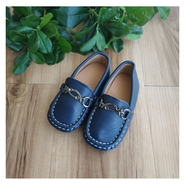 Sepatu Slip On Formal Cassual Anak Cowok Import Murah Ready Stock