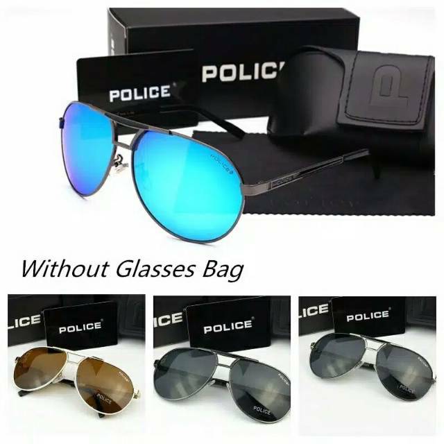 Police Kacamata Pria Wanita Lensa Polarized Original Uv400