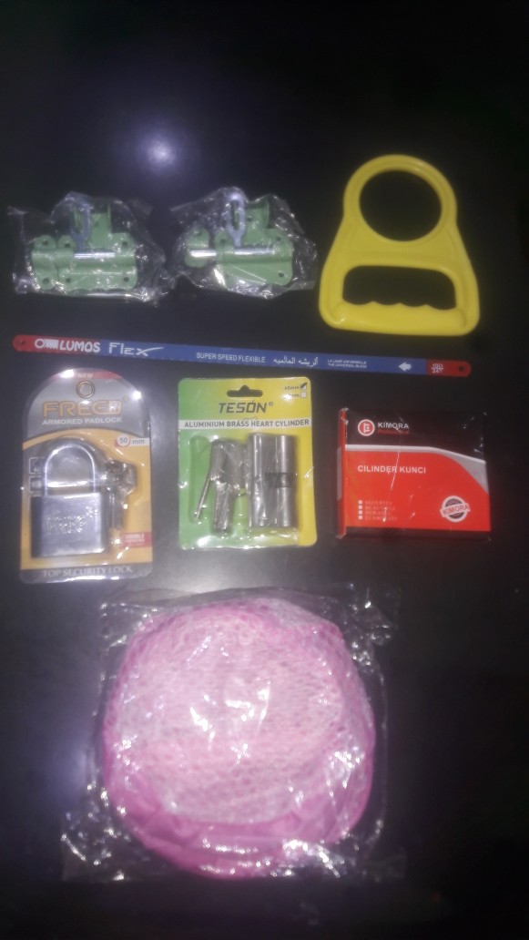 1 Set | Silinder Kunci Palazzo / Vpr Besar / Jantung Kuningan / Cylinder Press Door Lock Key