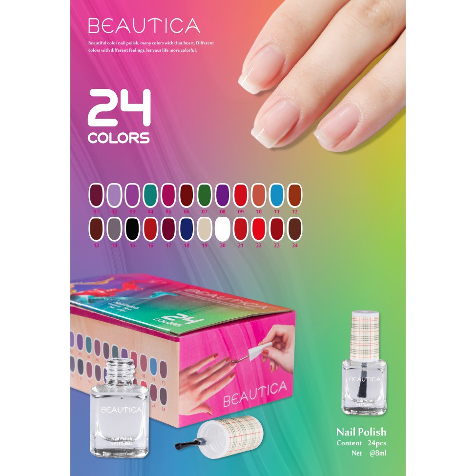 

[BEAUTICA] Kuteks Bening 12 Pcs