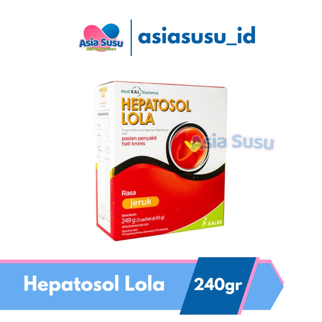 

Hepatosol LOLA - Nutrisi Khusus Kesehatan Hati Spesifik