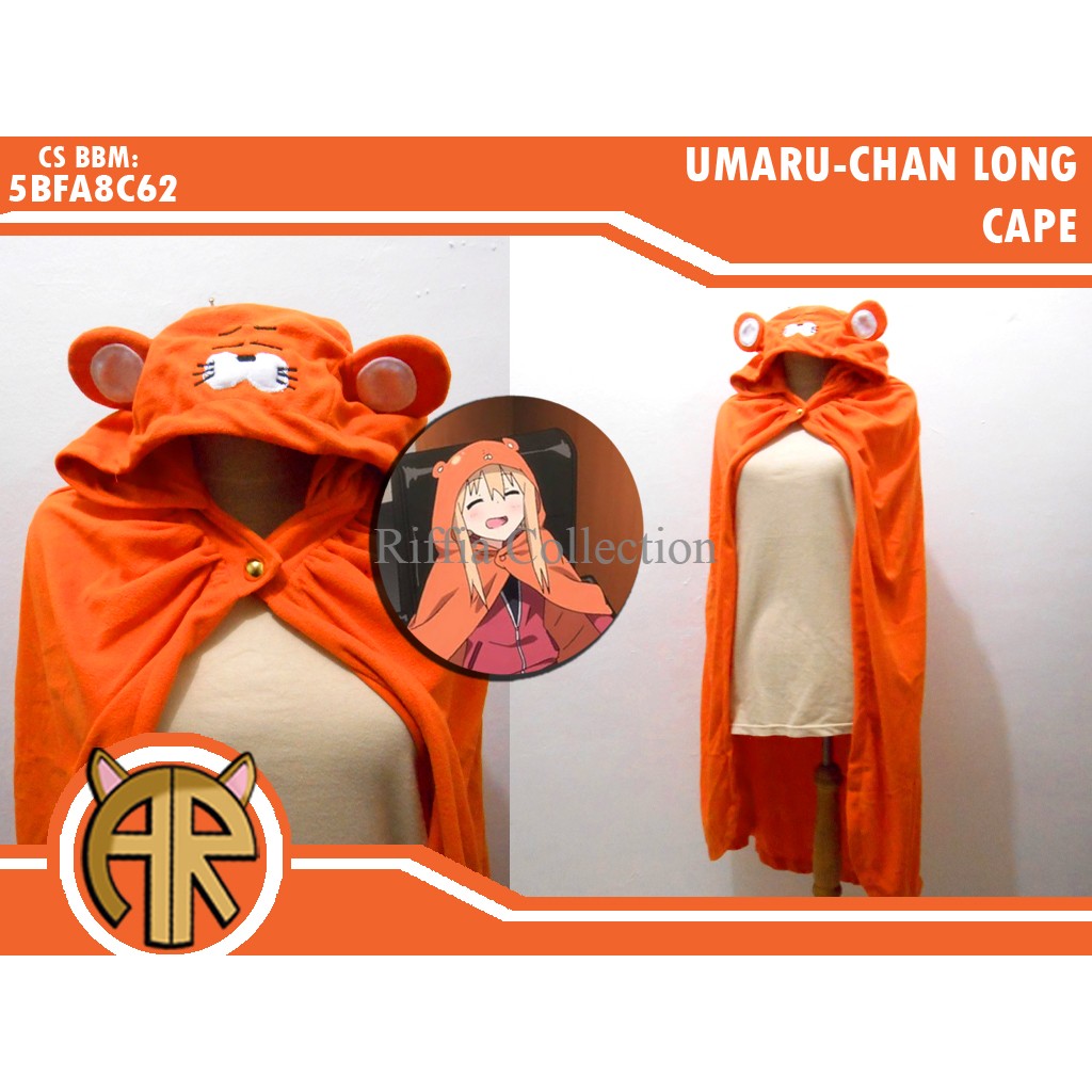 Kereen.......  Kostum Cosplay Hoodie Anime Himouto Umaru-chan - Umaru-chan Cape 1B2P