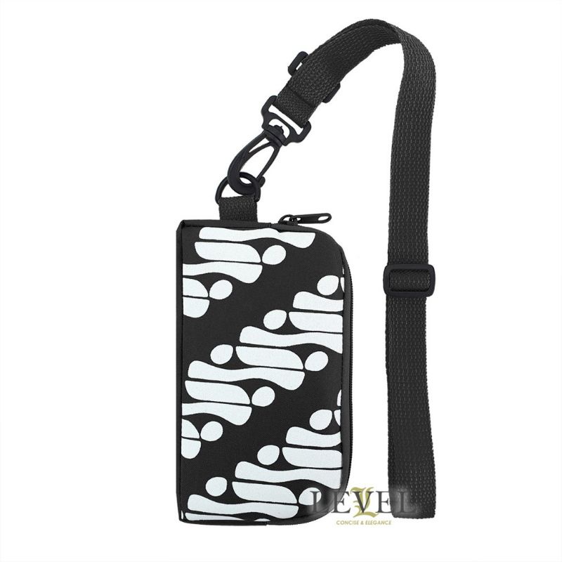 Tas Hp Hanging Wallet Level Wanita Pria - Dompet Serbaguna Motif Batik Sling Bag Multifungsi