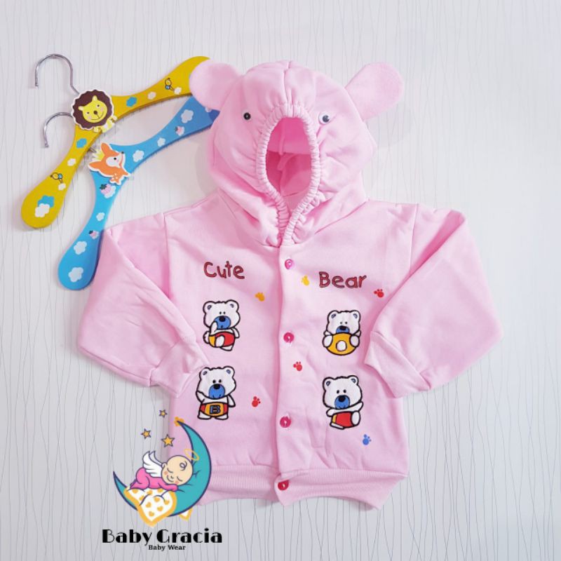 Jaket Bayi 0 - 12 Bulan Motif dan warna bisa pilih / jaket Baby Gracia