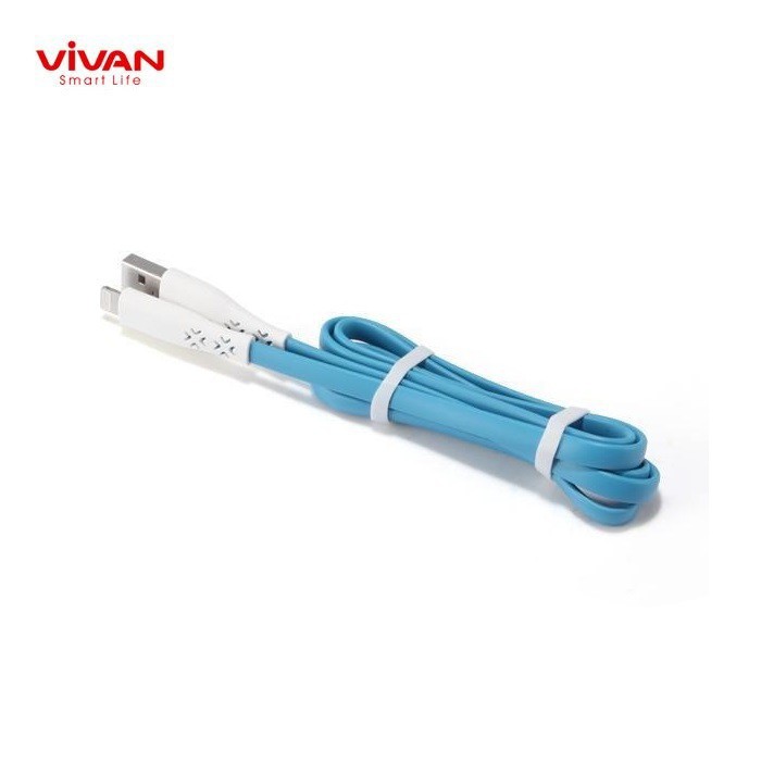 Kabel Data Fast Charging Vivan CTL100 2.4A iPhone iPad Cable Data Lighting - Garansi Resmi 1 Tahun