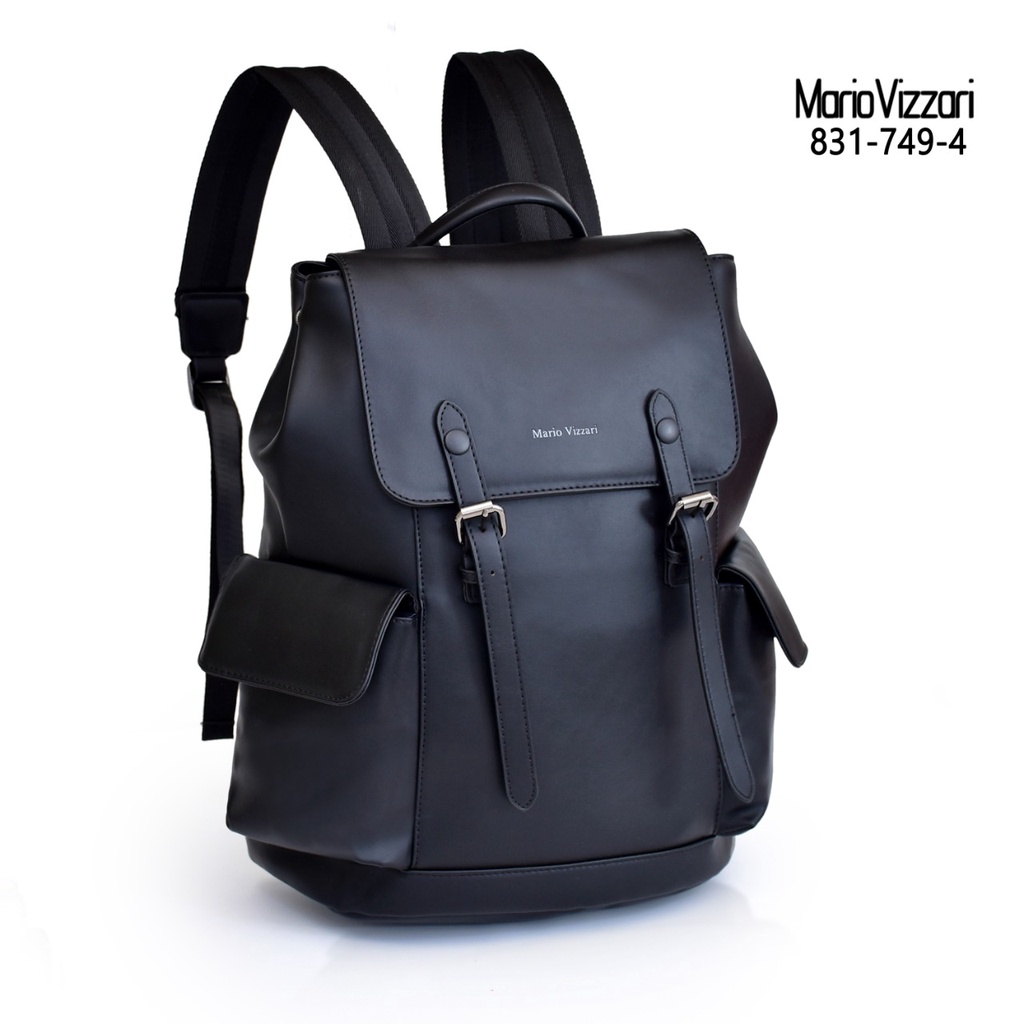 Tas Ransel Pria Kulit Mario Vizzari Hardy  (831-749-4 ) - Laptop